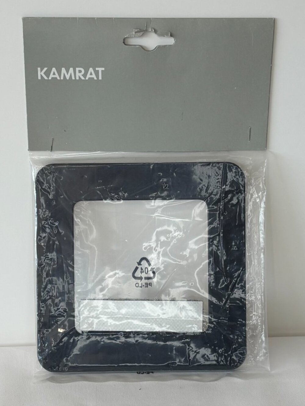 Ikea Kamrat Peel and Stick 3.5x3.5"(Inside) Black Picture Frame(Sealed)